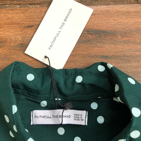 NWT Faithfull the Brand Beau Rivage Blouse - Picture 7 of 7